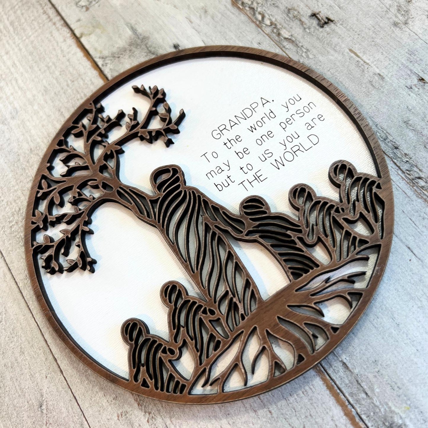 Gifts for Grandpa | Grandpa Tree Plaque | Grandpa Sign