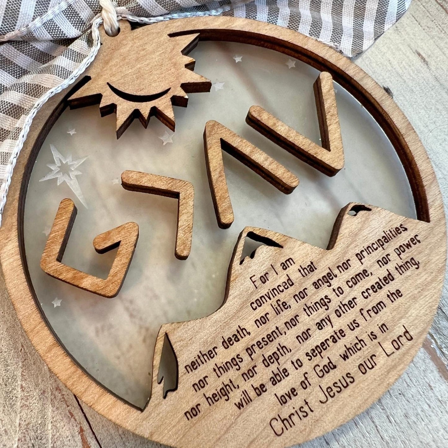 Christian Car Charm | God is Greater Than The Highs and Lows | Christian Gifts