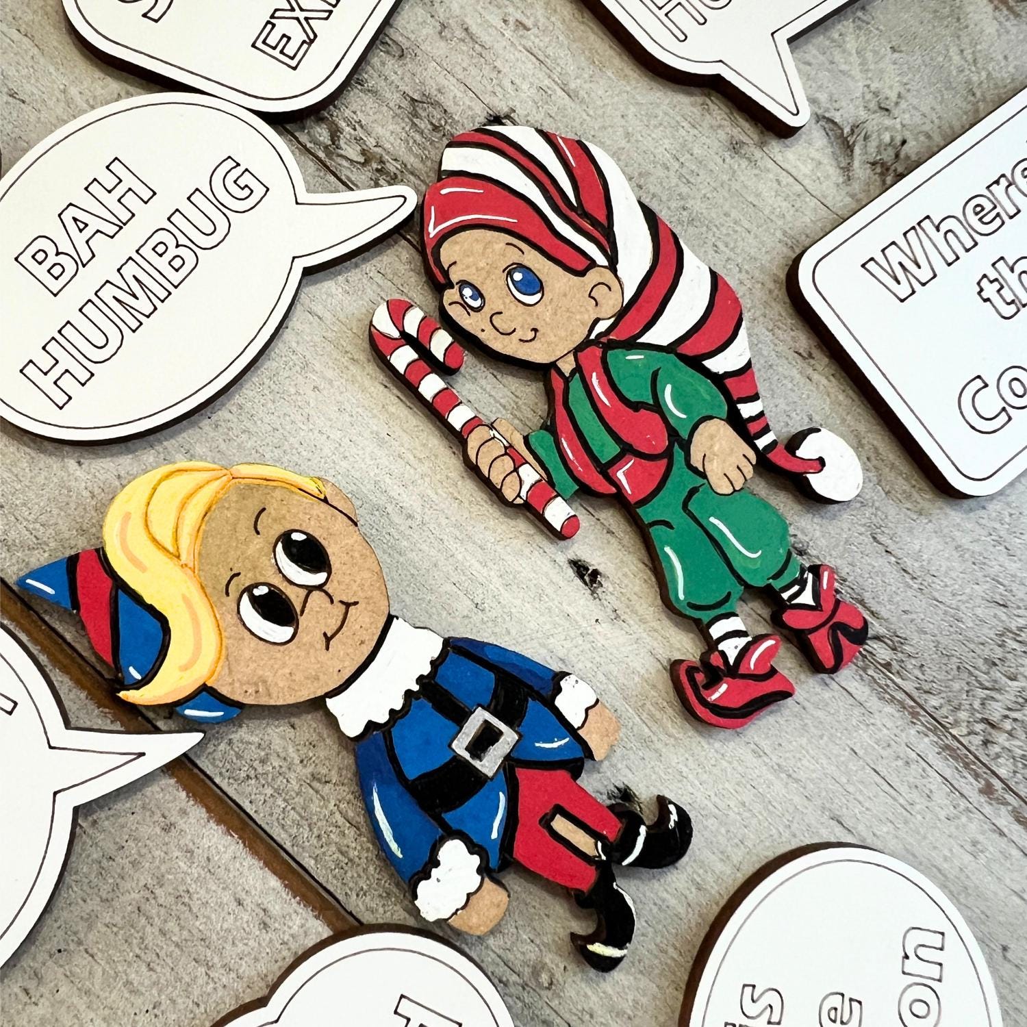 Christmas Items | Talking bubbles | Elf Accessories | Elf Messages