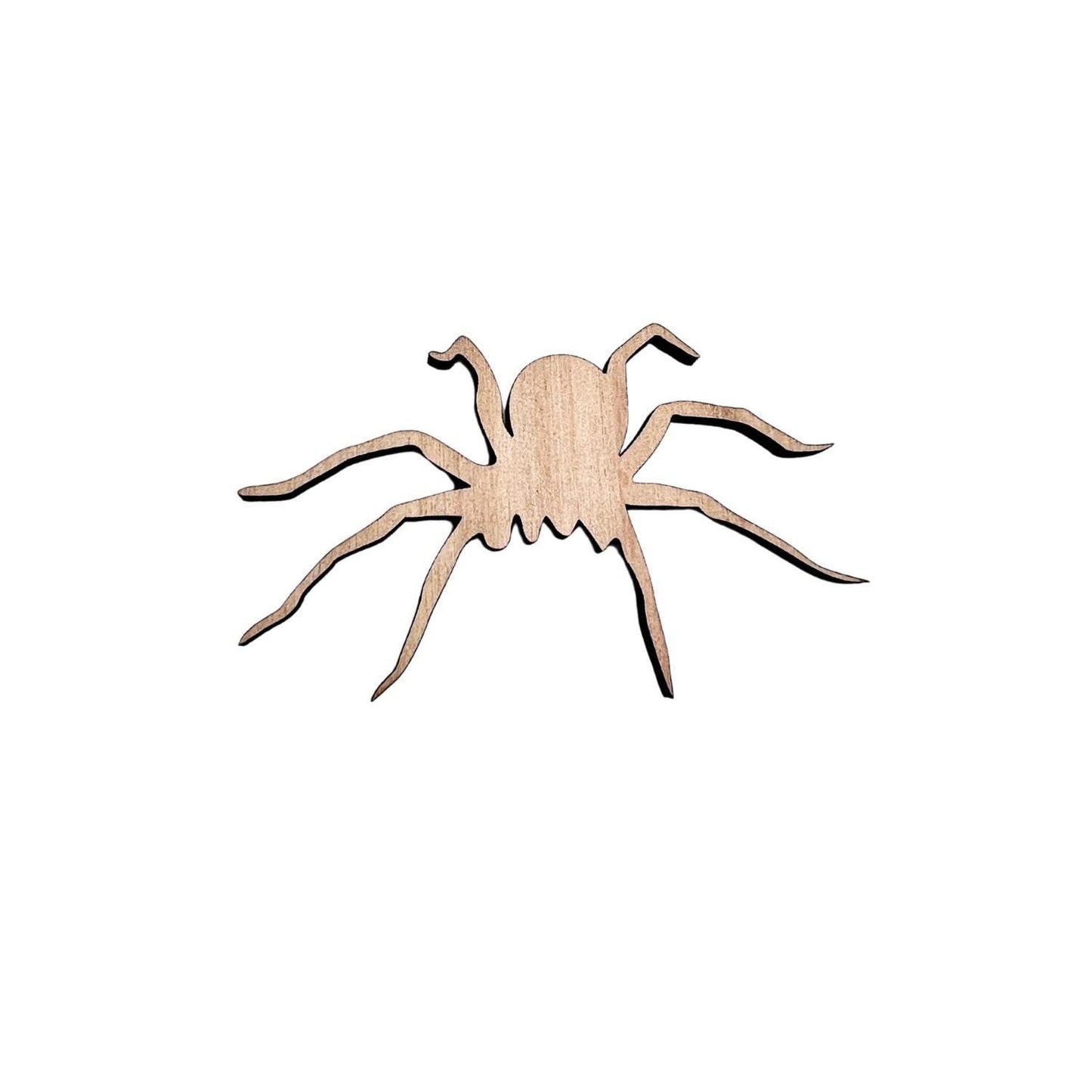 Small Wood Spider Craft | Spider Decor | Halloween Spiders | Black Widow Halloween Decor