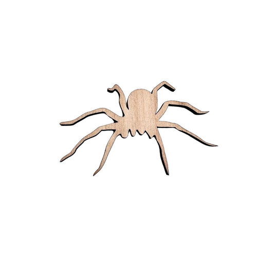 Small Wood Spider Craft | Spider Decor | Halloween Spiders | Black Widow Halloween Decor