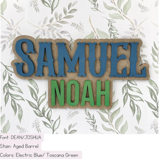 Western Boy Name Nursery | Boy Room Decor | Wood Name Signs for Boys