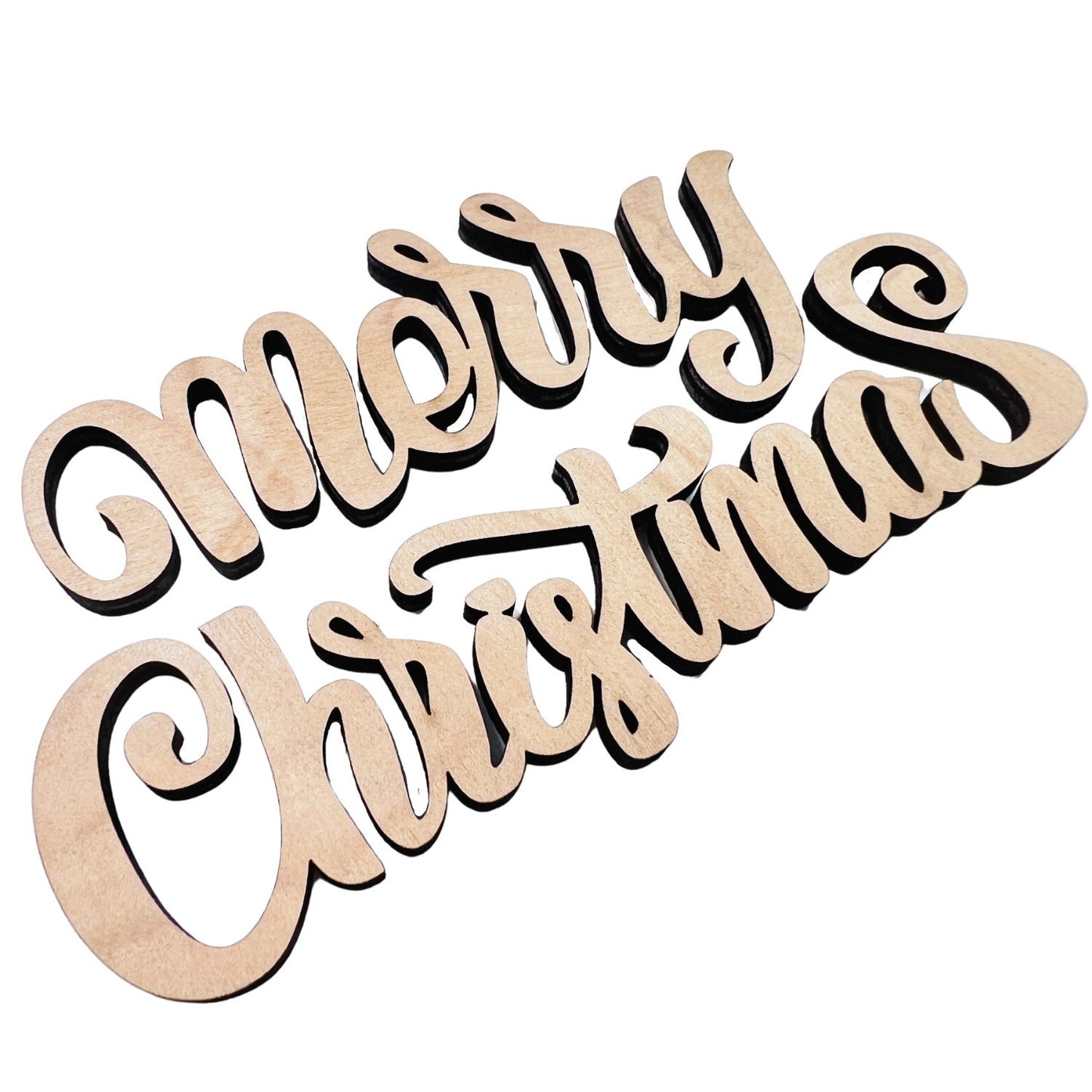 Large Merry Christmas Wood Word Cutout | Merry Christmas wood letter | Christmas wreath | Christmas Door hanger | Christmas Crafts |