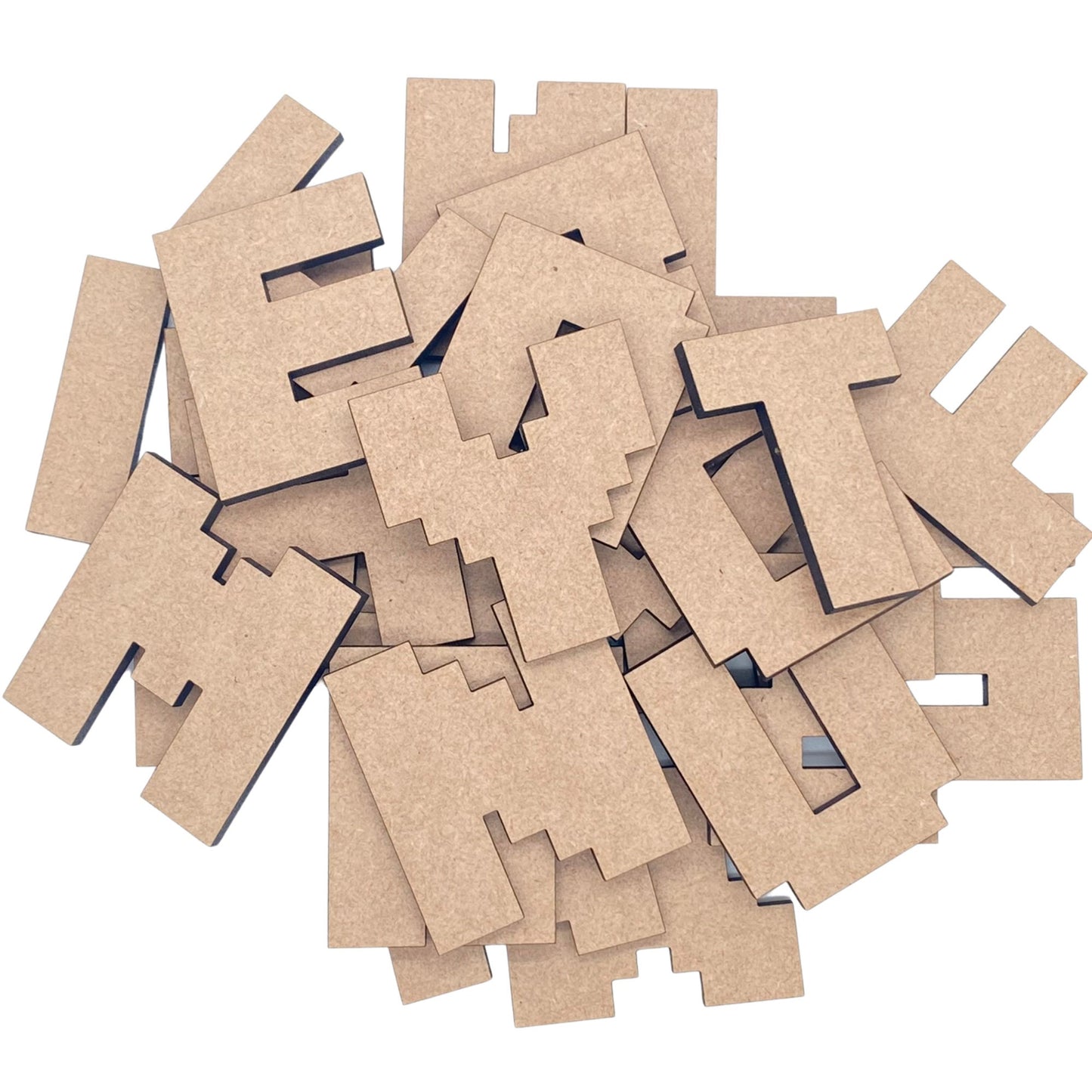 Mine Crafter Wooden Letters