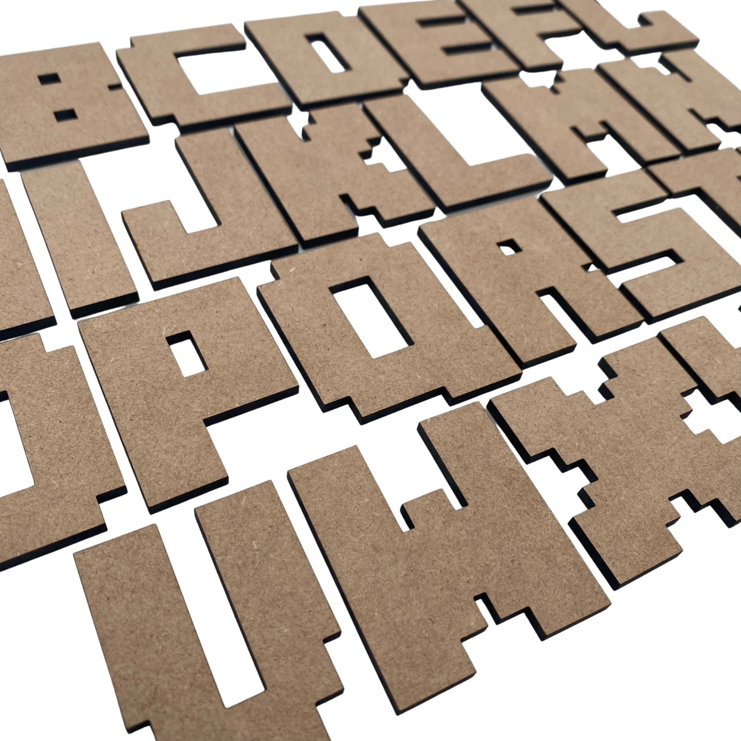 Mine Crafter Wooden Letters