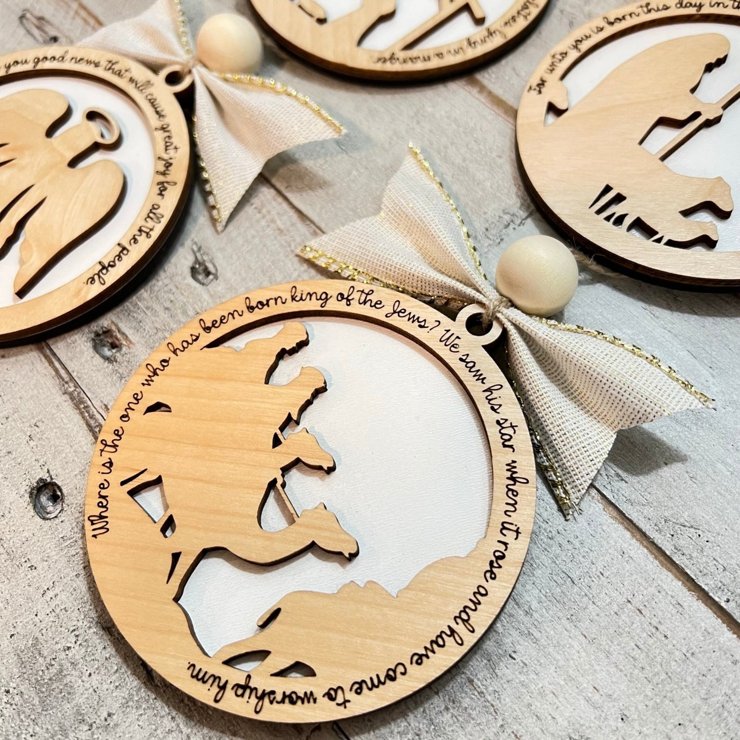 Nativity Ornaments | Christian Christmas Ornaments | Jesus Ornaments