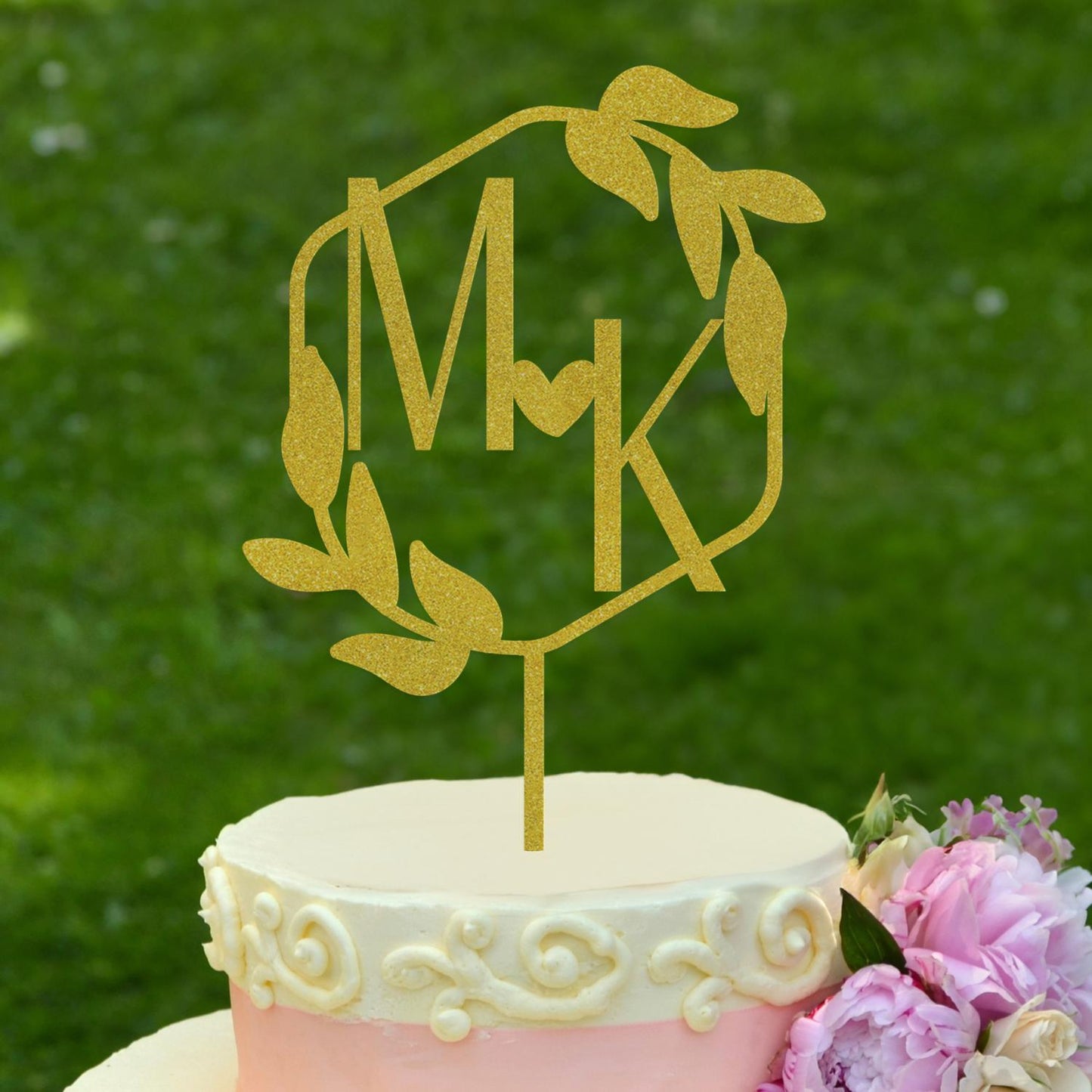 Wedding Personalized Cake Topper | Custom Name Cake Decor | Rustic Wedding Cake Decor | Anniversary Cake Topper | Personalized Wedding Decor