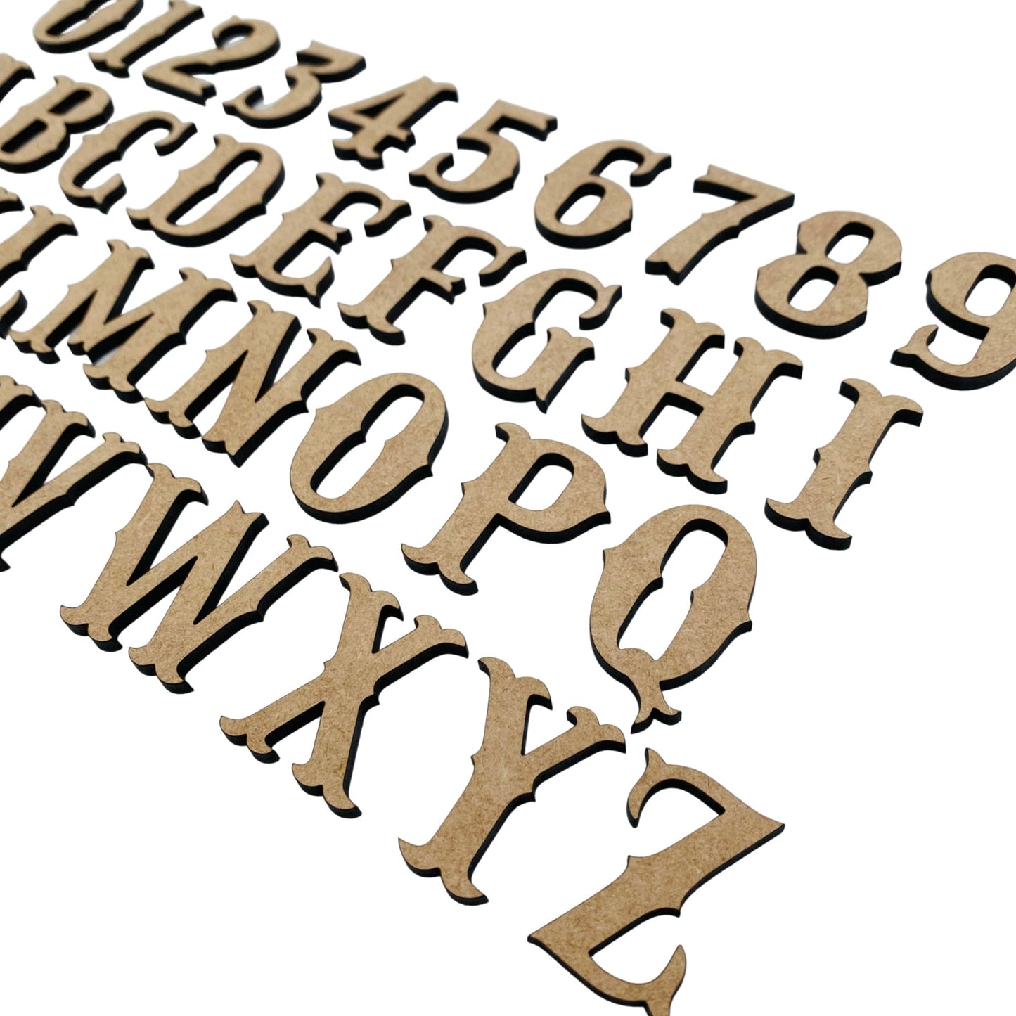 Railroad Western Wooden Letters