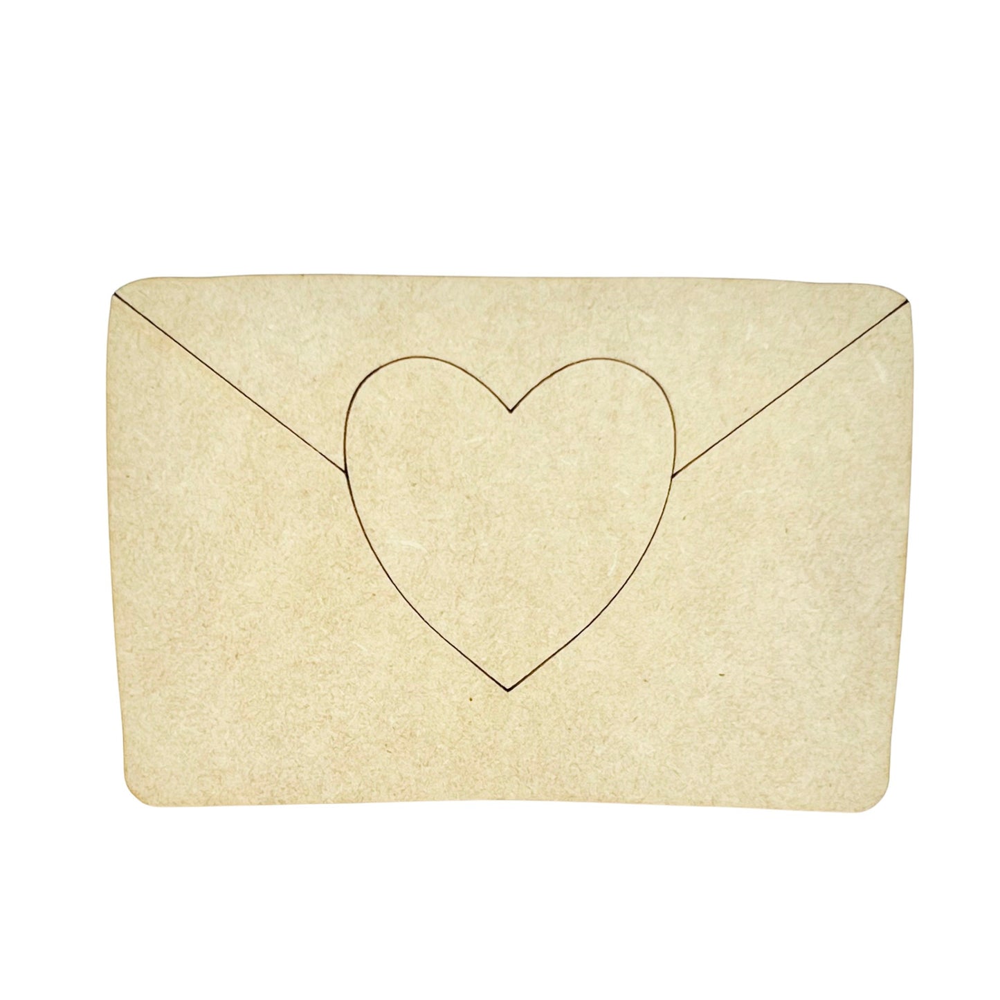 Large Valentine Envelope with Heart | Valentine Wood Crafts | Valentine Mail | Valentine Decor | Paint by Line Crafts