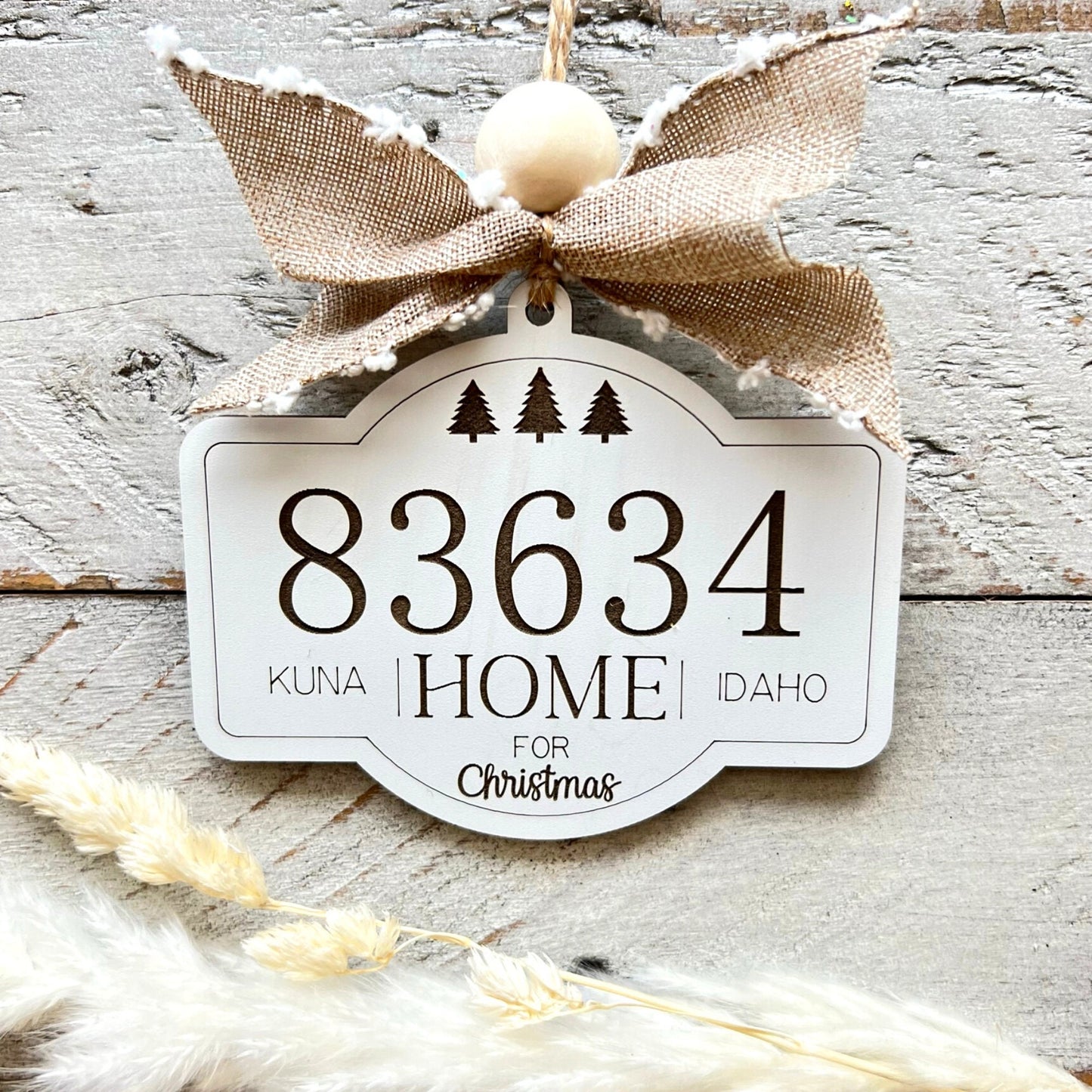 Zip Code Ornament | New Home Ornament | Home for the Holidays | Gifting Ornaments | Personalized Home Ornaments