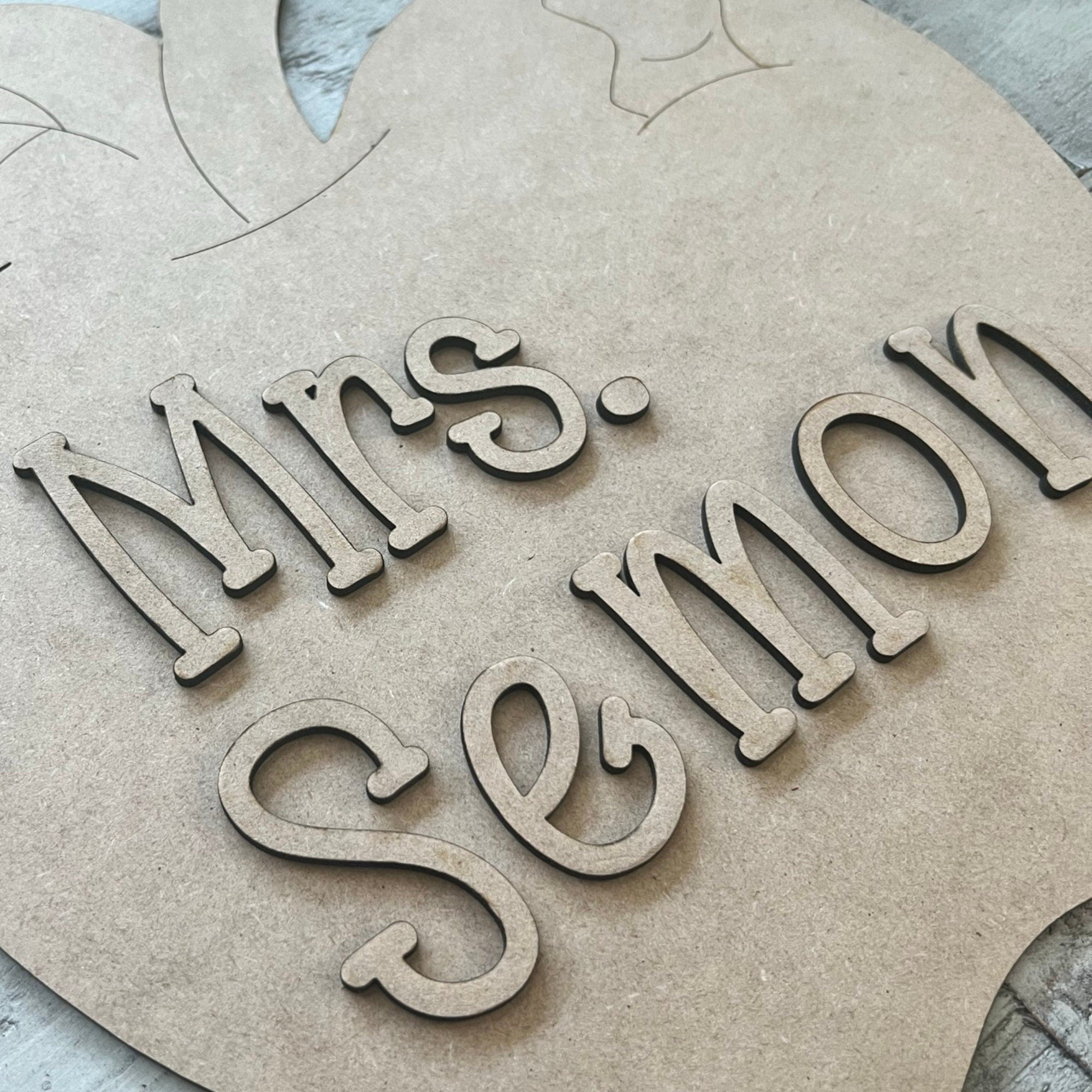 Teacher Apple Door Hanger | Classroom Supplies | School Supplies | Teacher Appreciation | Teacher Gifts