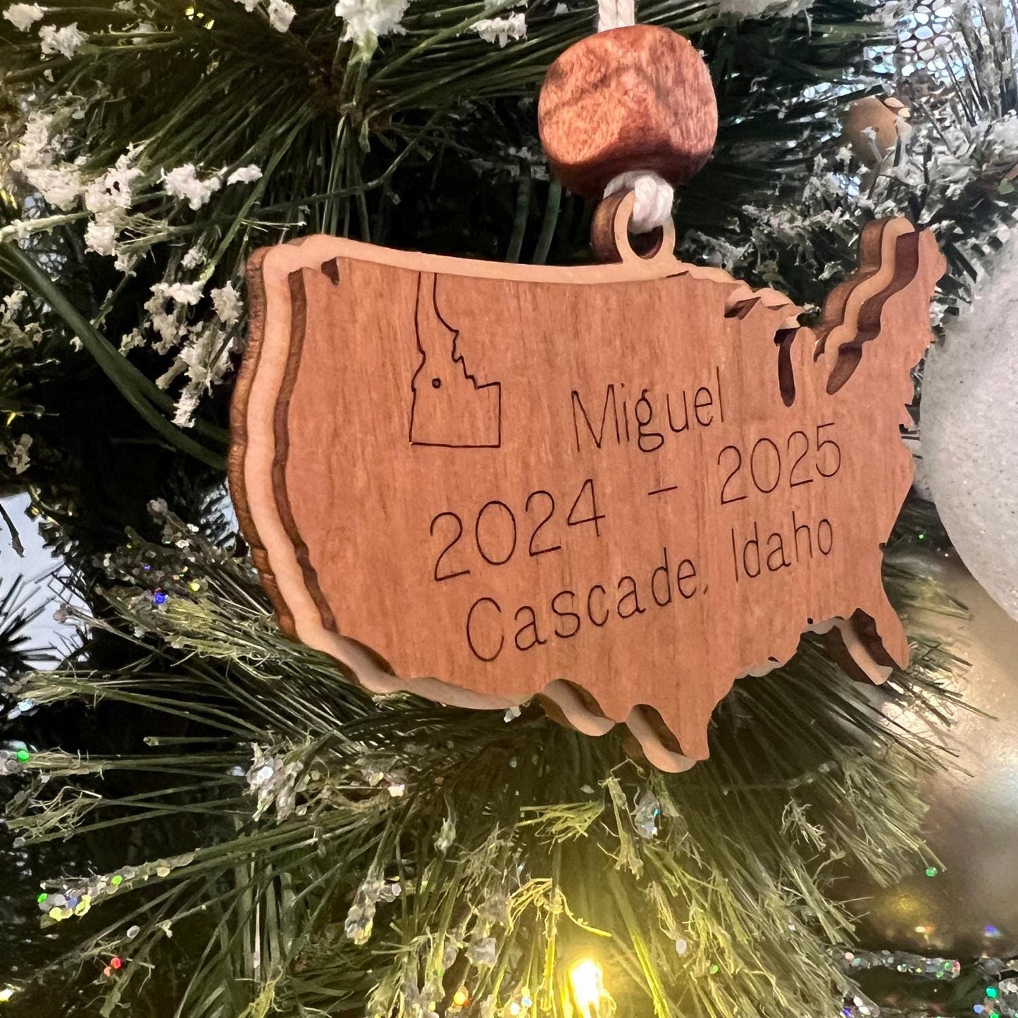 Foreign Exchange Student Christmas Ornament