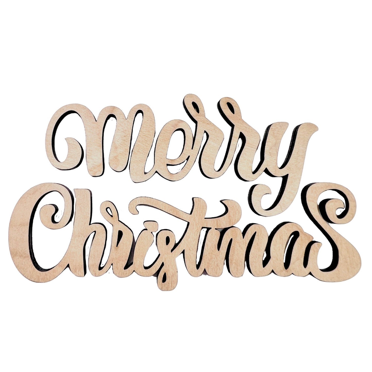 Large Merry Christmas Wood Word Cutout | Merry Christmas wood letter | Christmas wreath | Christmas Door hanger | Christmas Crafts |