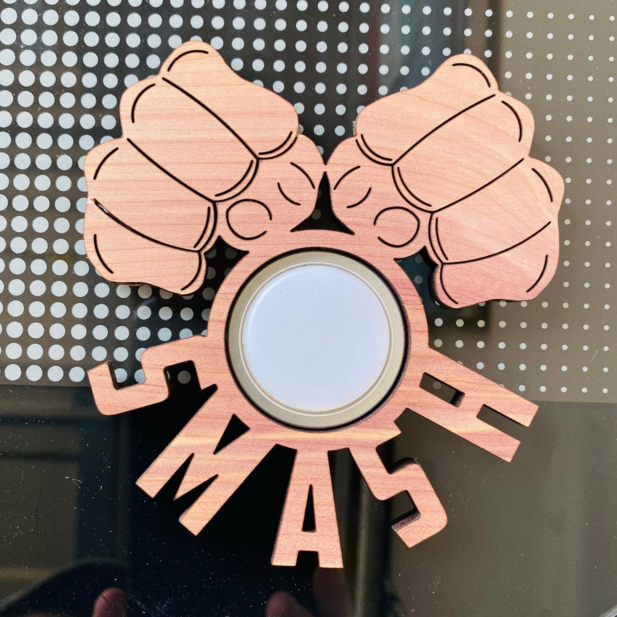 Glowforge Button Design Decor | Hulk Smash | Outline SVG Files | Cut Files | Vector Files | Glowforge | Laser Cutting | Digital Download