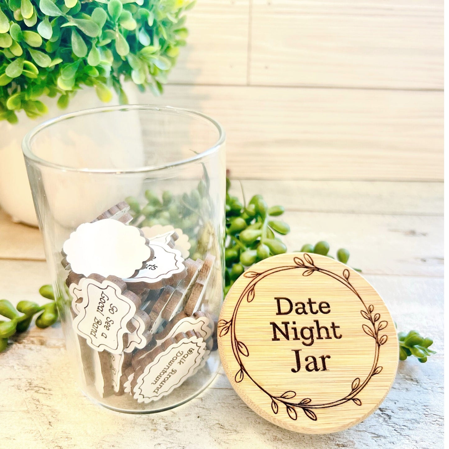 Date Night Jar | Date Night Ideas | Valentine's Gifts | Gifts for Her | Gifts for Him | Couple Gifts | Wedding Gifts