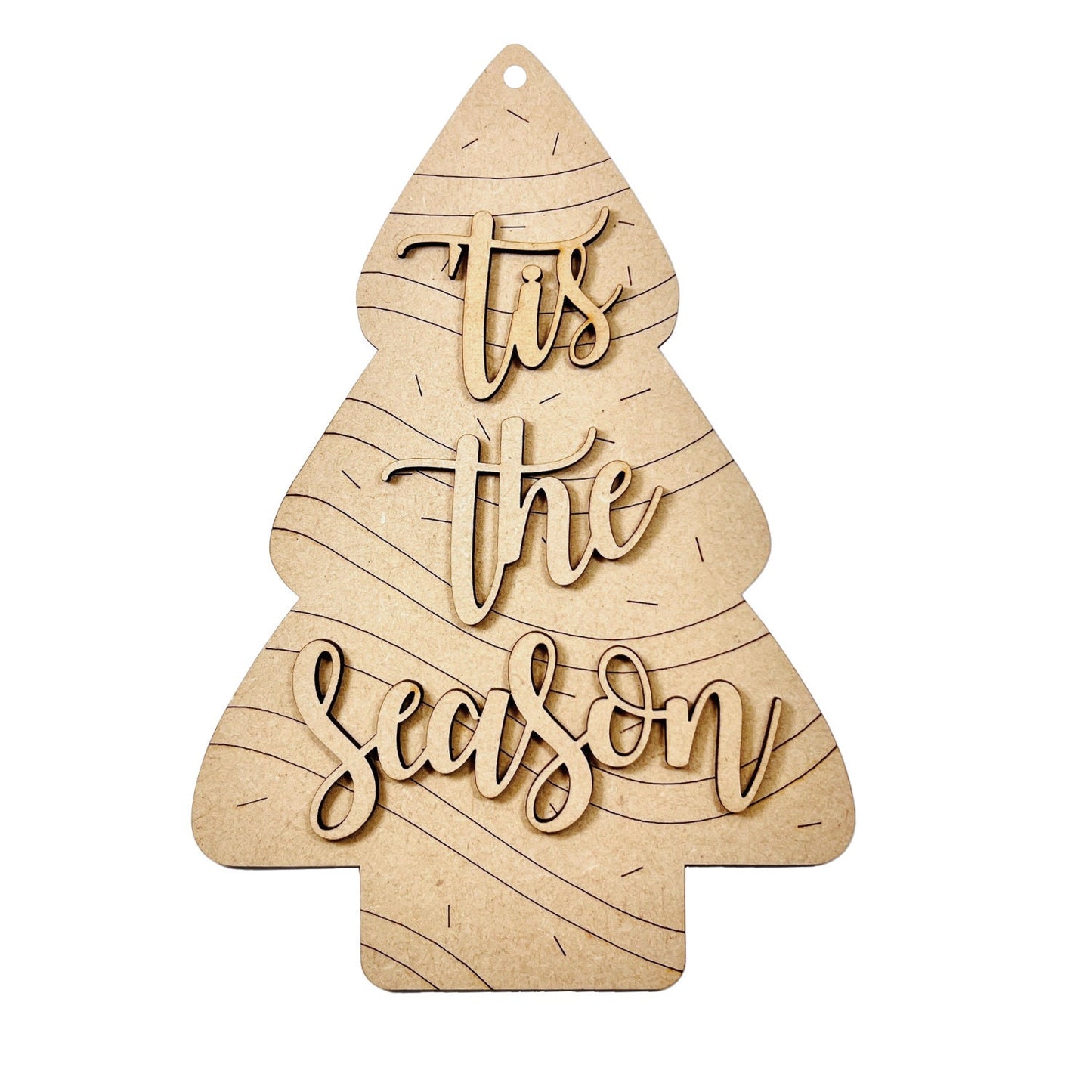 Small-Lil Debbie Christmas Tree Shape with Sprinkles| Tis the Season | Christmas Wood Crafts | Wood Christmas Tree