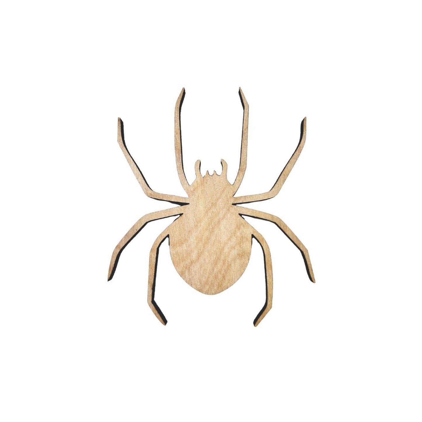 Small Wood Spider Craft | Spider Decor | Halloween Spiders | Black Widow Halloween Decor