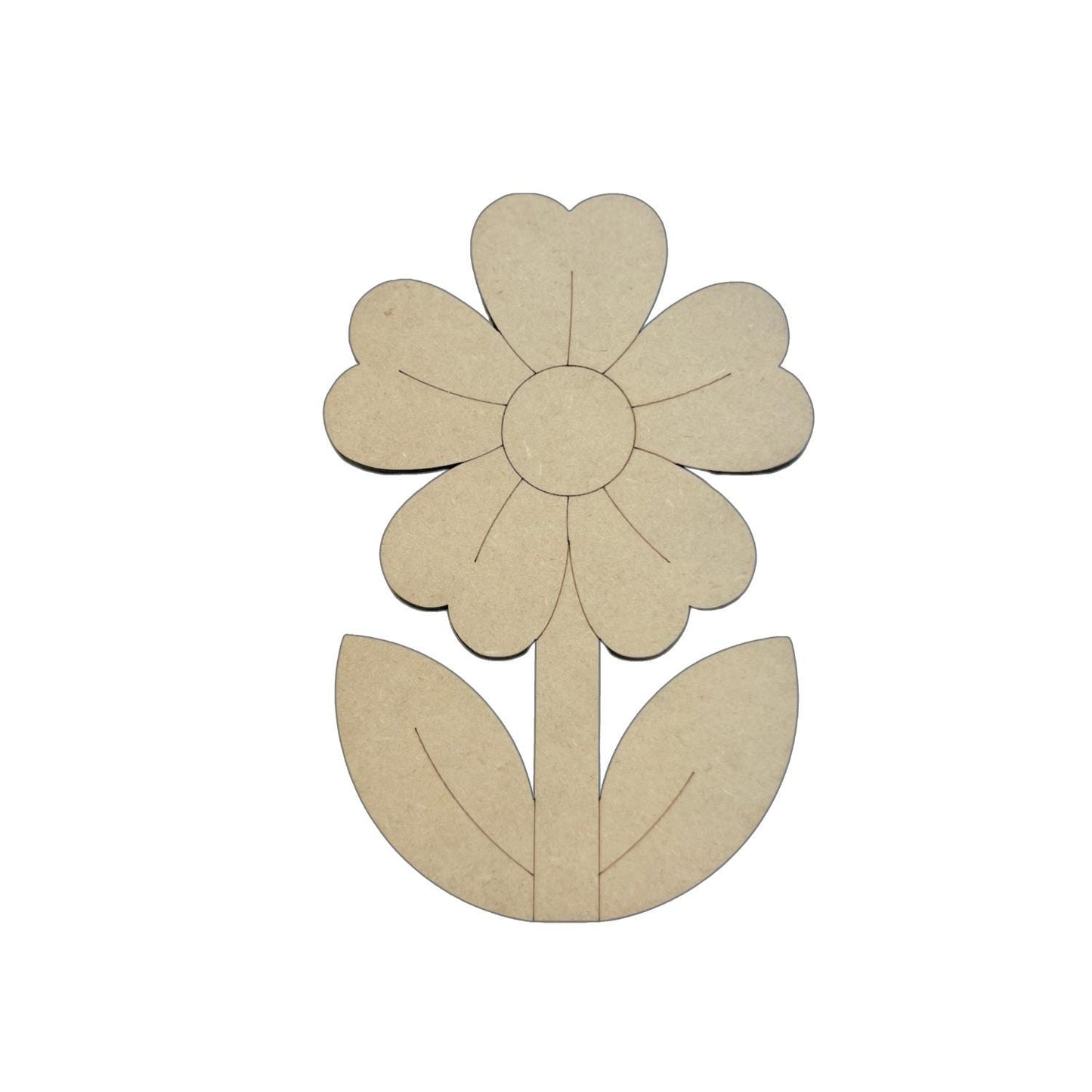 Wood Daisy Craft Shape | Wood Flower Decor | Flower Cutout| Craft Wood Shapes | Spring Decor | DIY Crafts | Paint by Lines