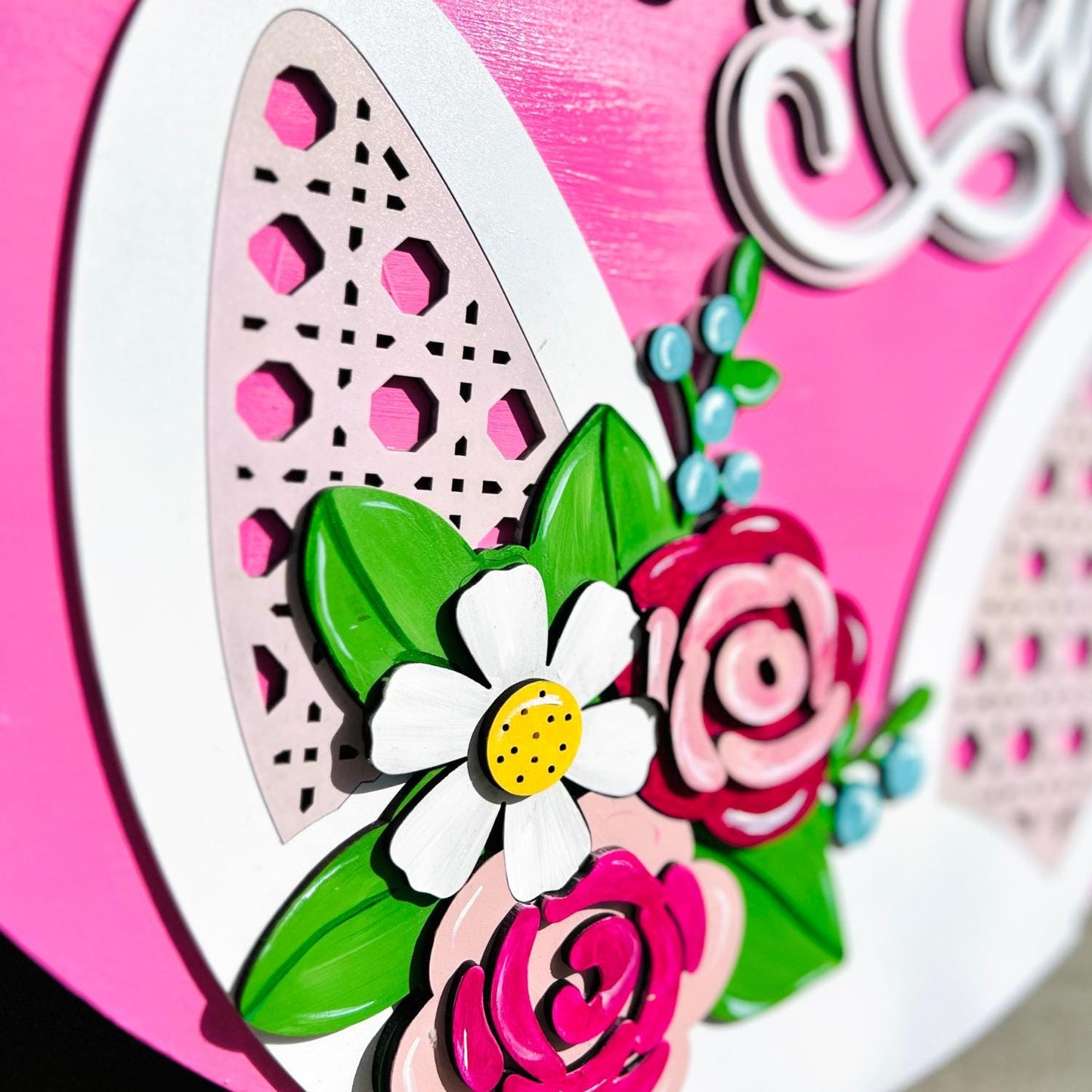 Happy Easter Layered Door Sign