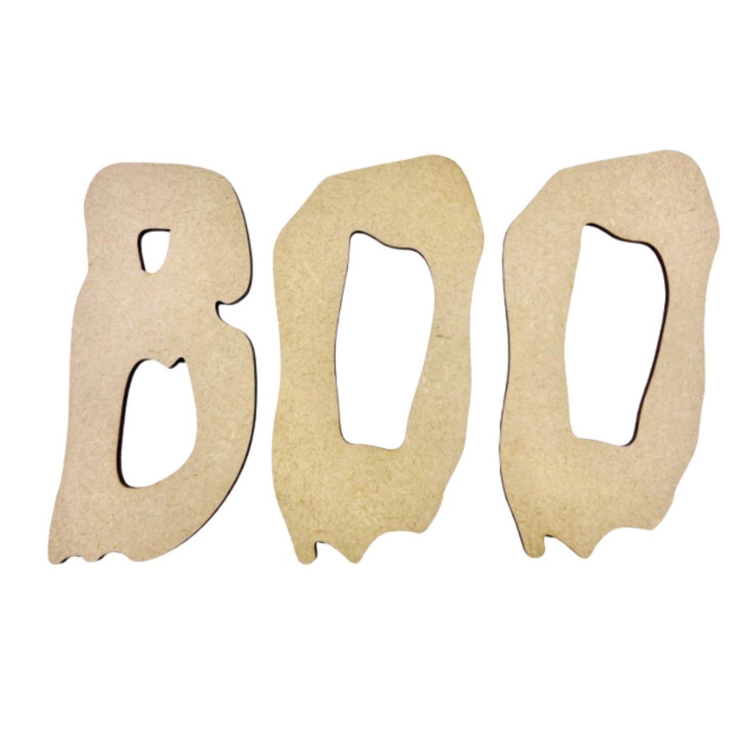 Large Wooden Letters BOO | BOO Word Cutout | Wood Craft Letters | Halloween Crafts | Halloween Words and Letters