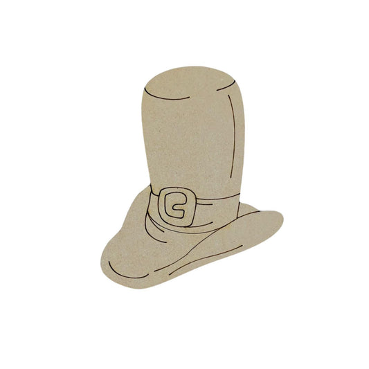 Small 2"- 10" | Tall Hat | St Patrick's Day Decor | Craft Wood Shapes | Spring Decor | DIY Crafts | Paint by Lines