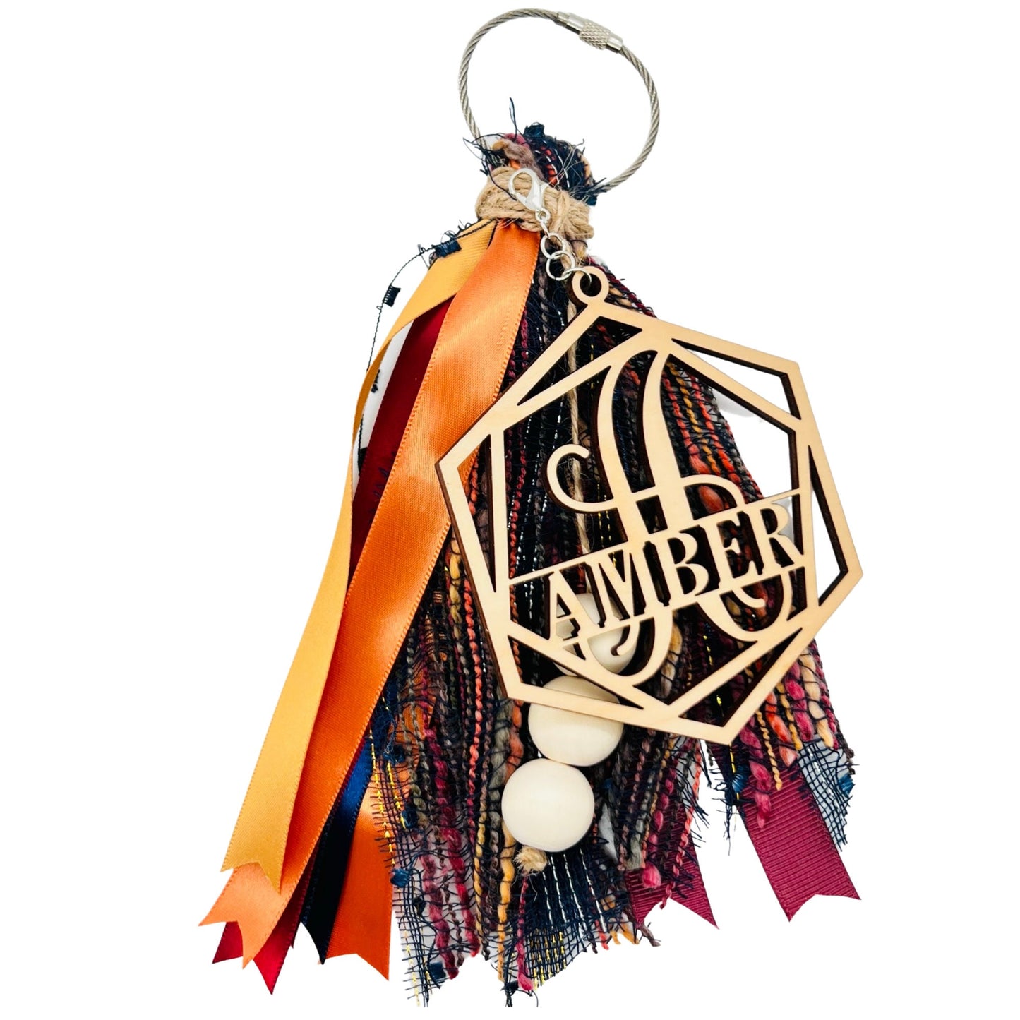 Asheville Fall Bag Tassel | Bag Tassel | Bogg Bag | Fall Colored Bag Tassel | Fall vibe Bag Tassel | Bag Tassel Monogram