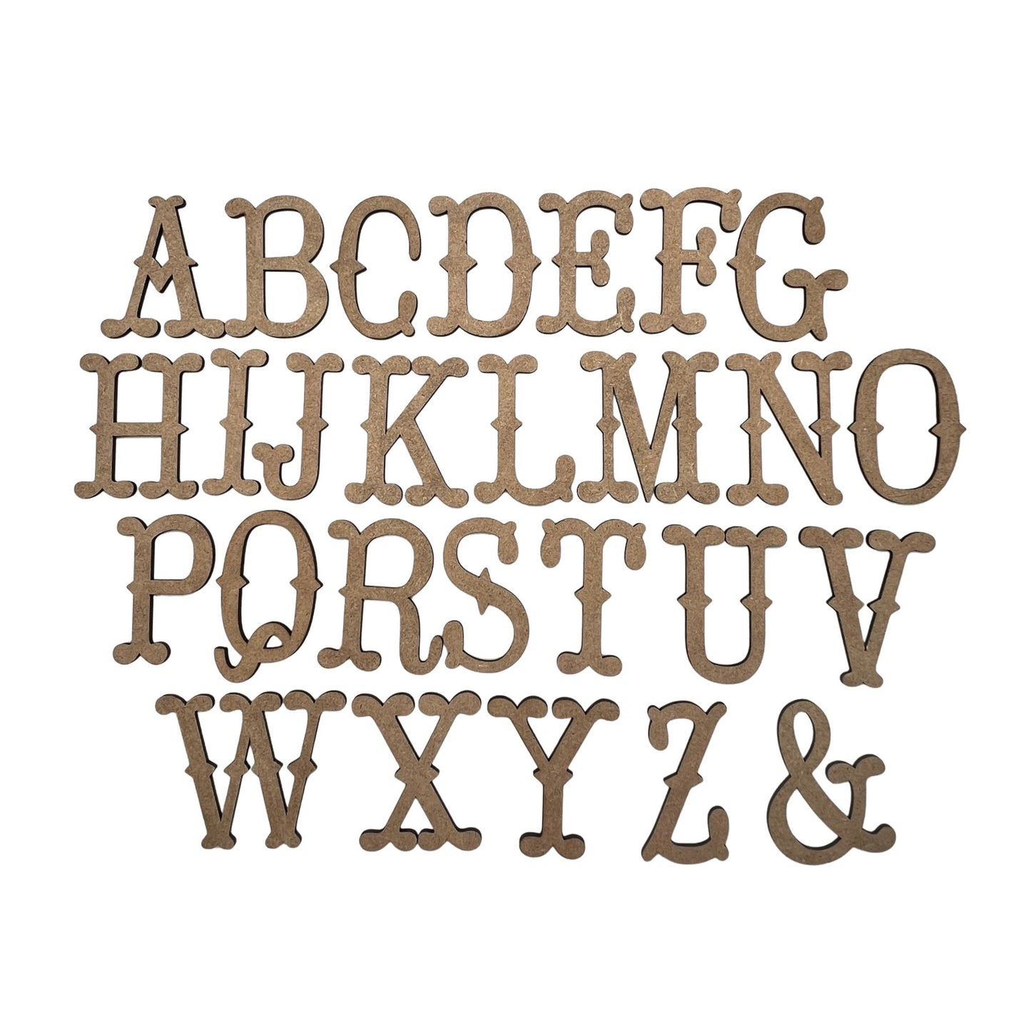 Hoedown Wooden Letters