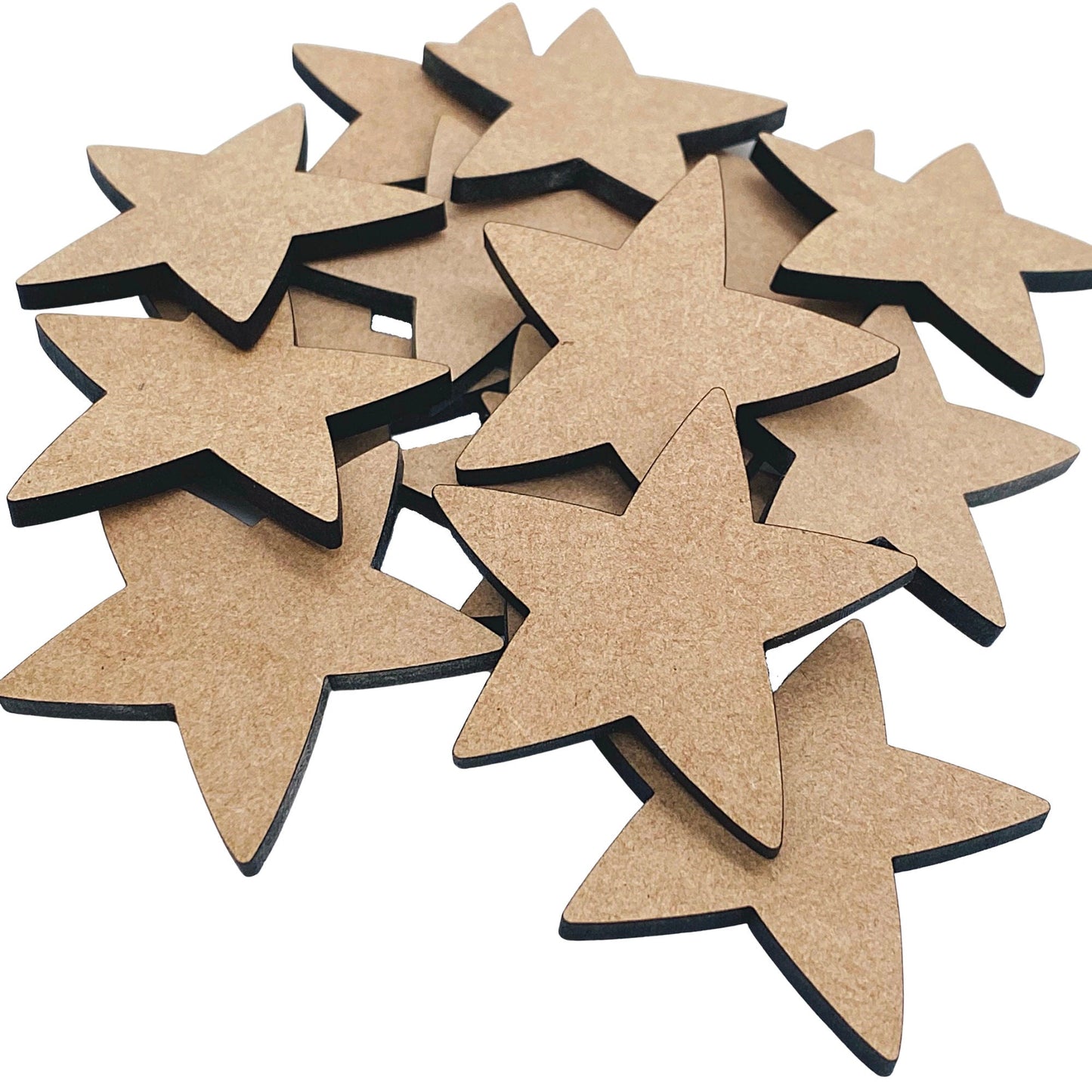 Set of 15, Stars, Unfinished Wooden Stars, USA Stars, Acrylic Fun Stars, DIY, Craft Project, School Projects, Kids Painting, Birthday