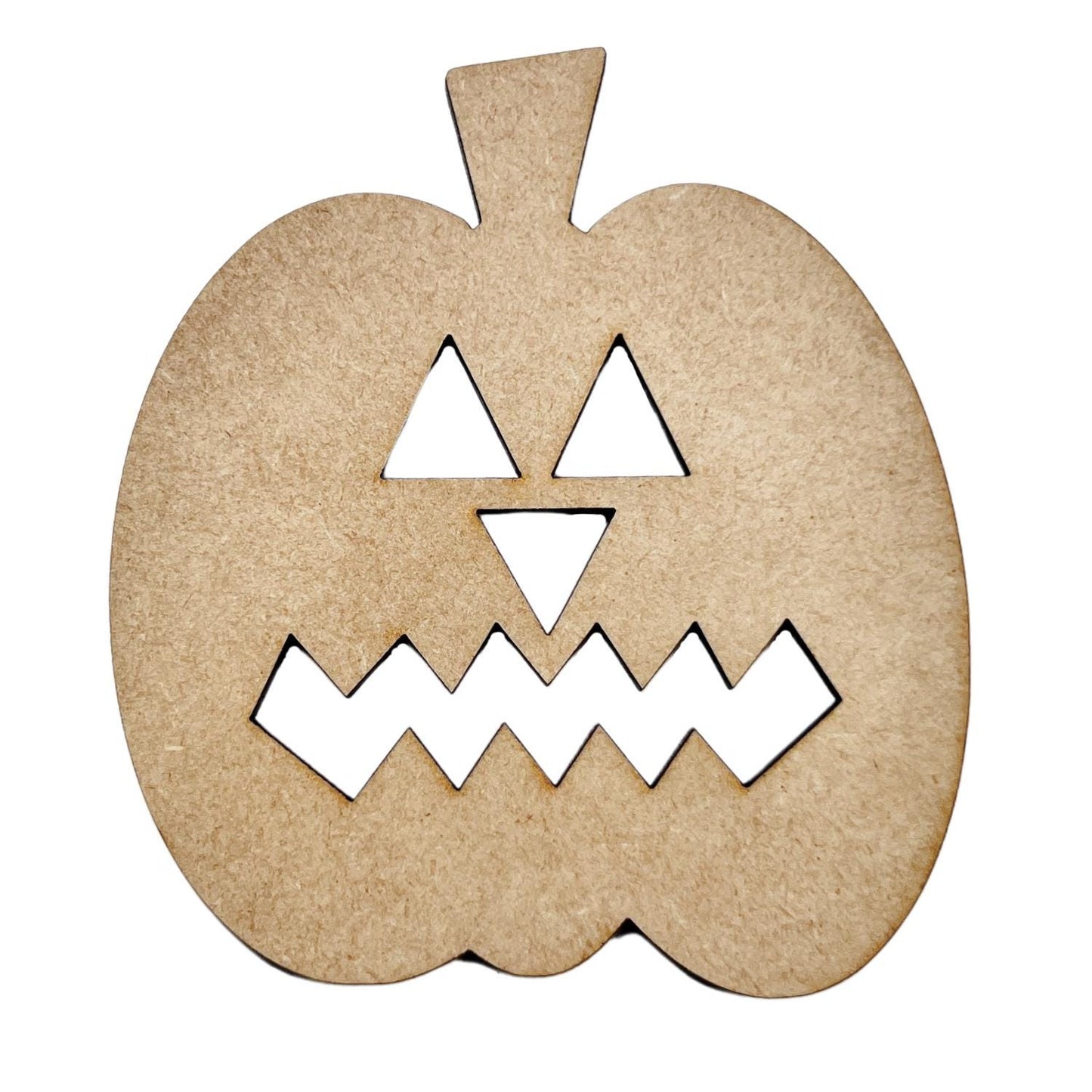 Large Wooden Jack-O-Lantern Paint by Line Fa| Halloween Wood Pumpkin | Wooden Pumpkin Craft
