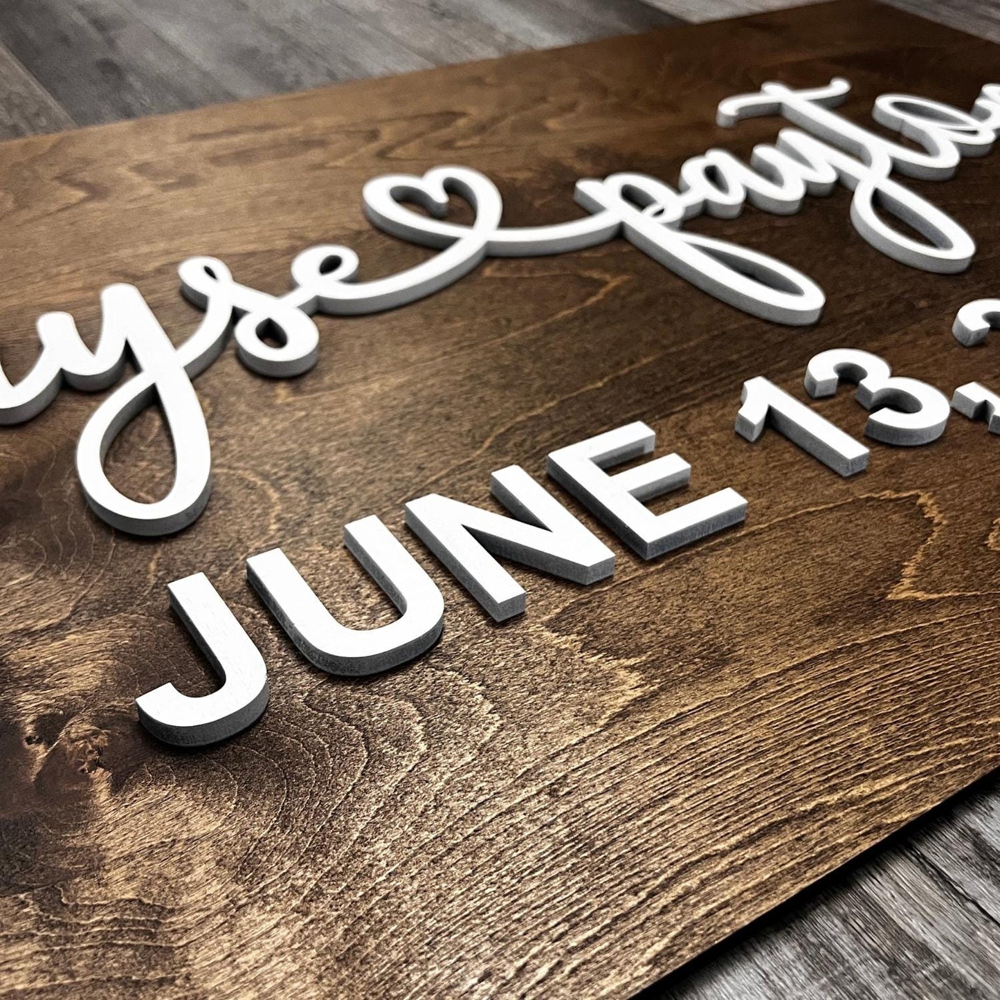 Wedding Signs, Signs for Wedding Entrance, Personalized 3D Wedding Sign Decor, Custom Wedding Entrance Sign, Wedding Gifts, Rustic Weddings