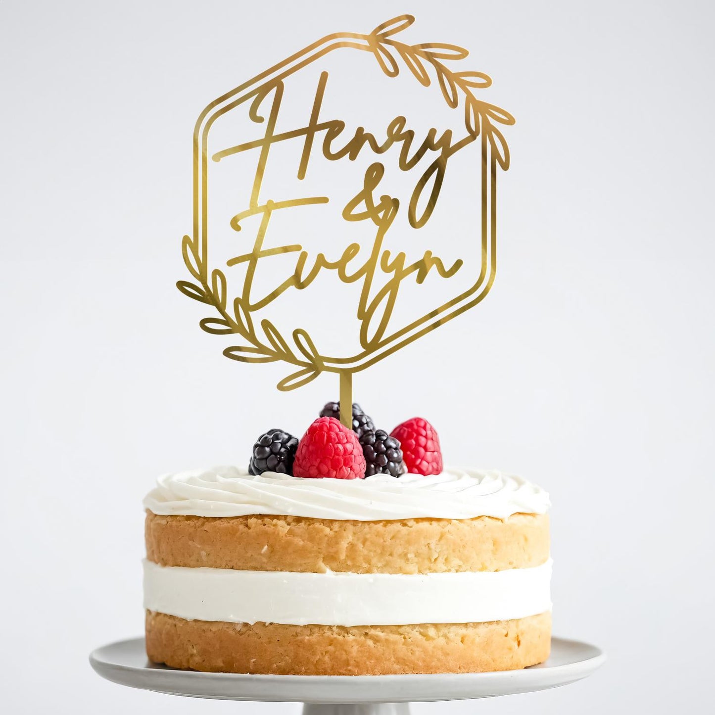 Wedding Personalized Cake Topper | Custom Name Cake Decor | Rustic Wedding Cake Decor | Anniversary Cake Topper | Personalized Wedding Decor