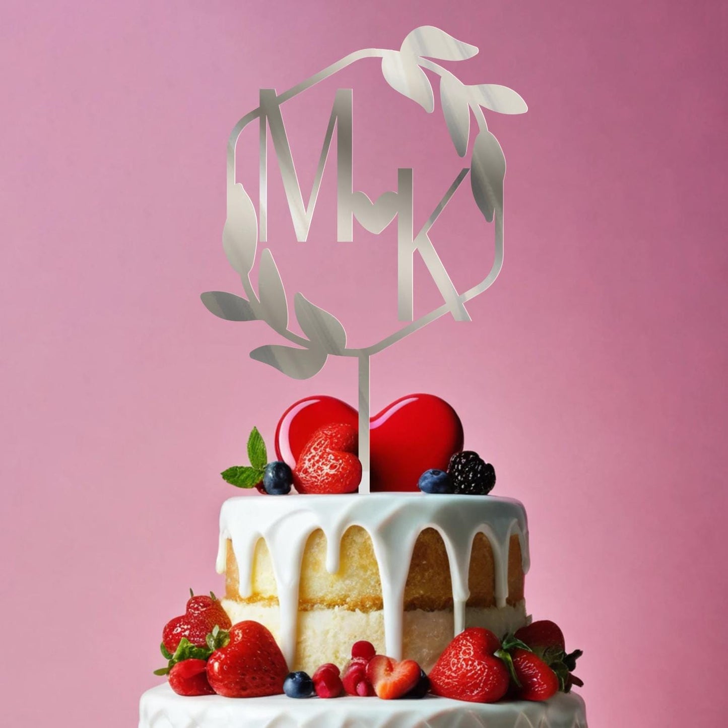 Wedding Personalized Cake Topper | Custom Name Cake Decor | Rustic Wedding Cake Decor | Anniversary Cake Topper | Personalized Wedding Decor