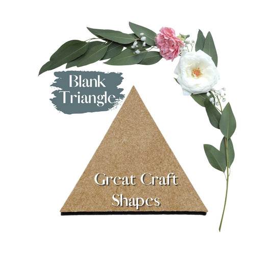 Blank Triangle | Wood Triangle | Wooden Craft Triangle | Blank Wood Triangle | Wood Blanks | Wood Disc | Kids Art | School Projects | DIY