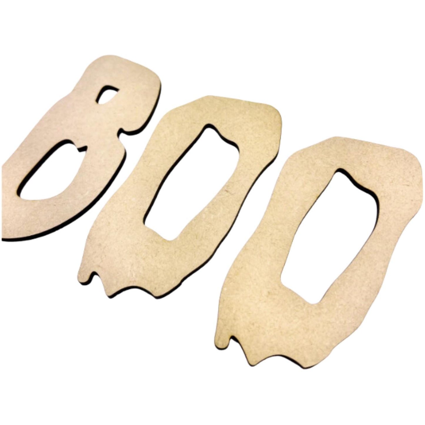 Large Wooden Letters BOO | BOO Word Cutout | Wood Craft Letters | Halloween Crafts | Halloween Words and Letters