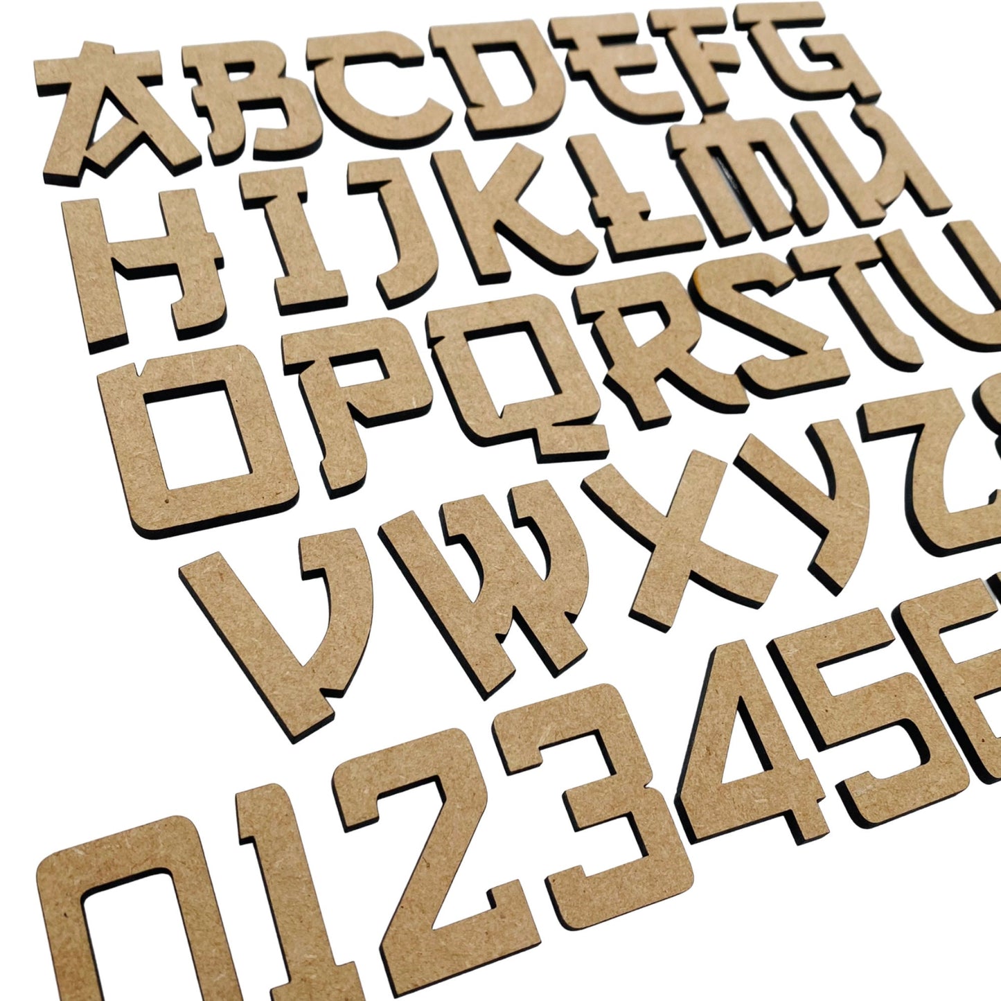 Japanese Scroll Wooden Letters