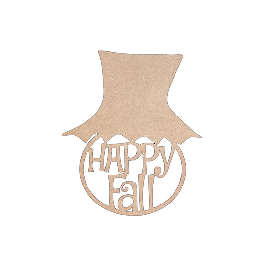 happy Fall Scarecrow Hat | Fall sign