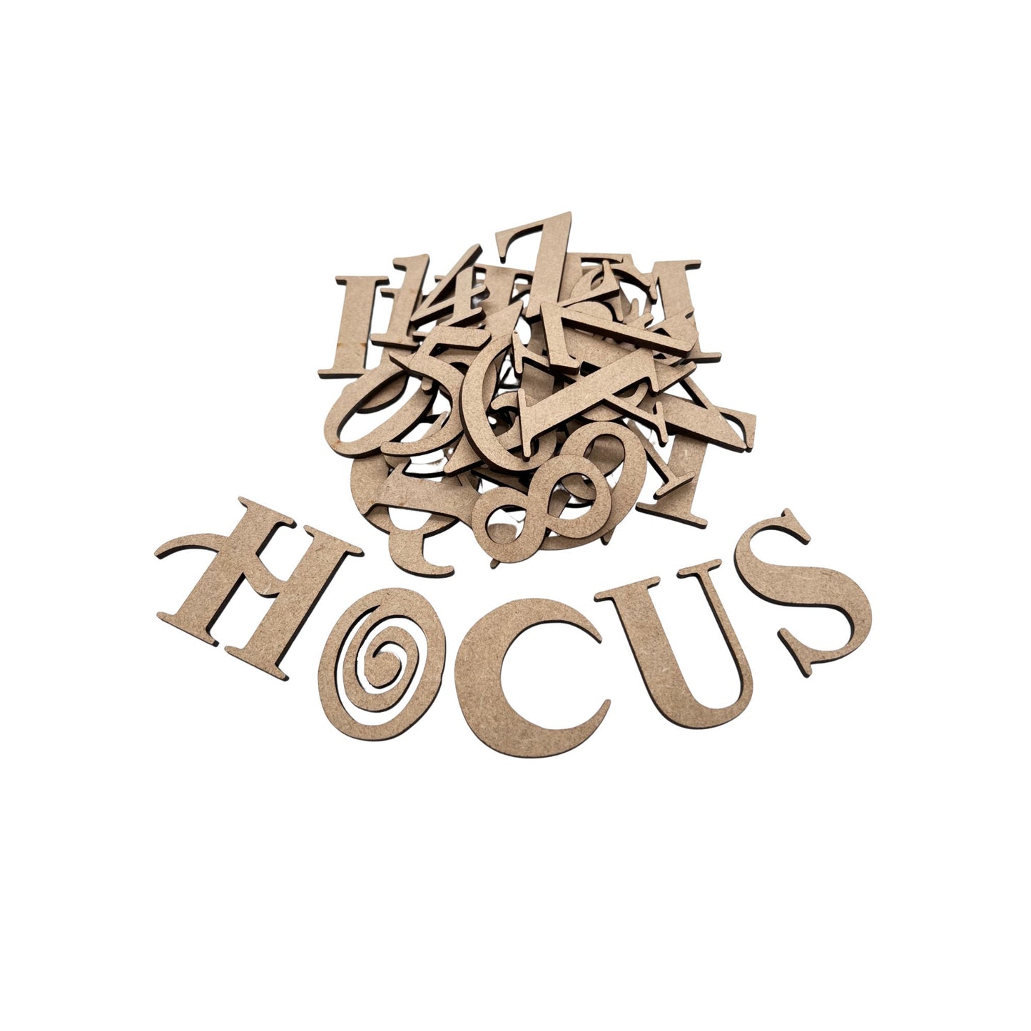HOCUS POCUS Wooden Letters