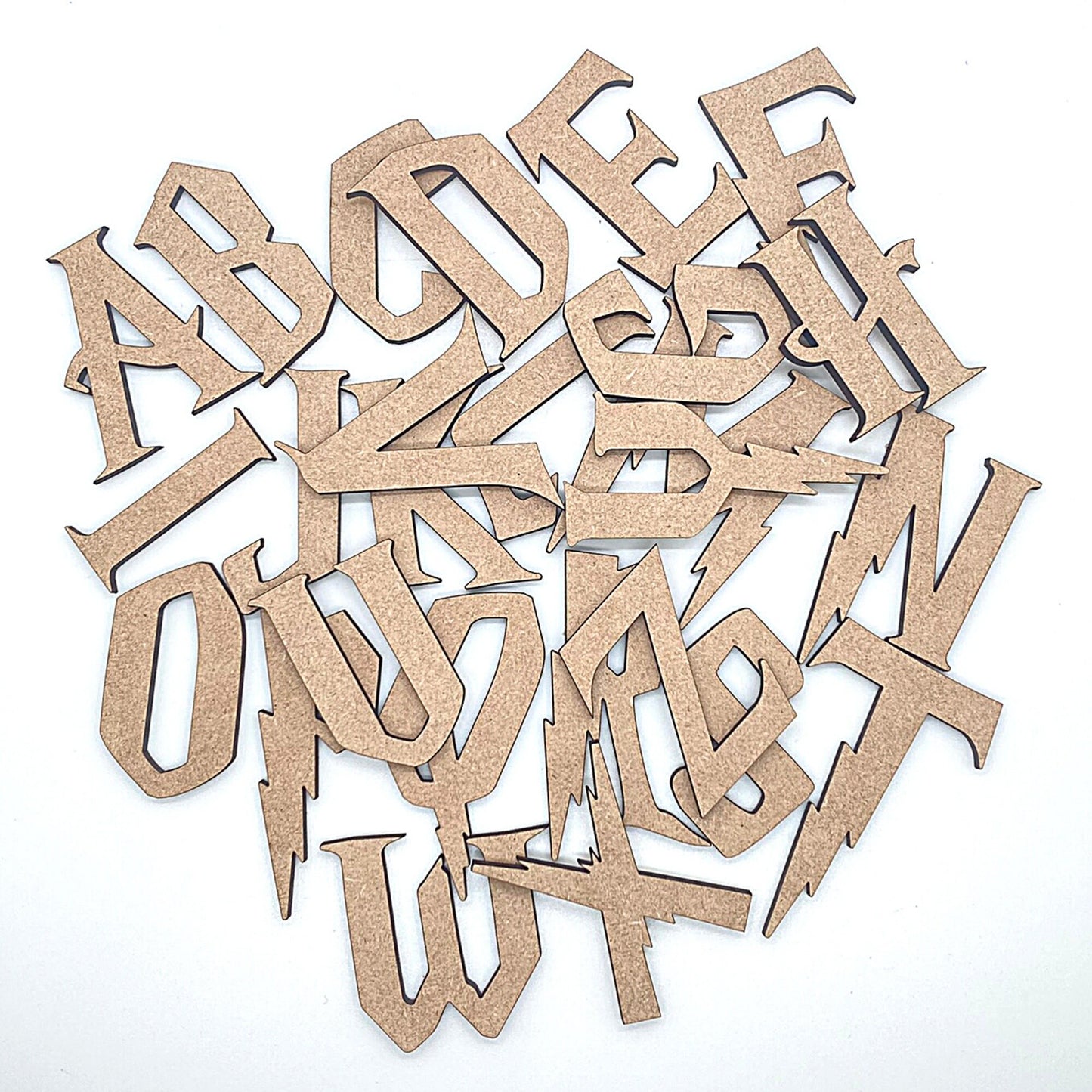 Lightning Wooden Letters