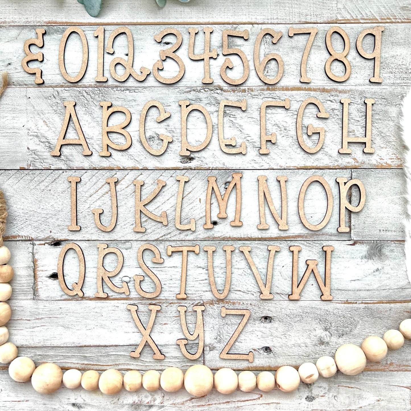 Teacher's Pet Wooden Letters