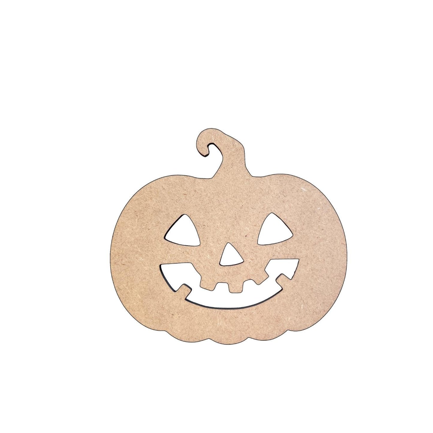 Happy Jack-O-Latern Pumpkin Face Cutout