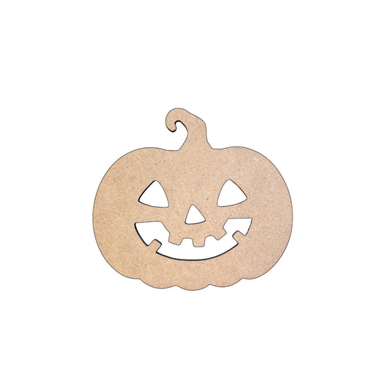 Happy Jack-O-Latern Pumpkin Face Cutout
