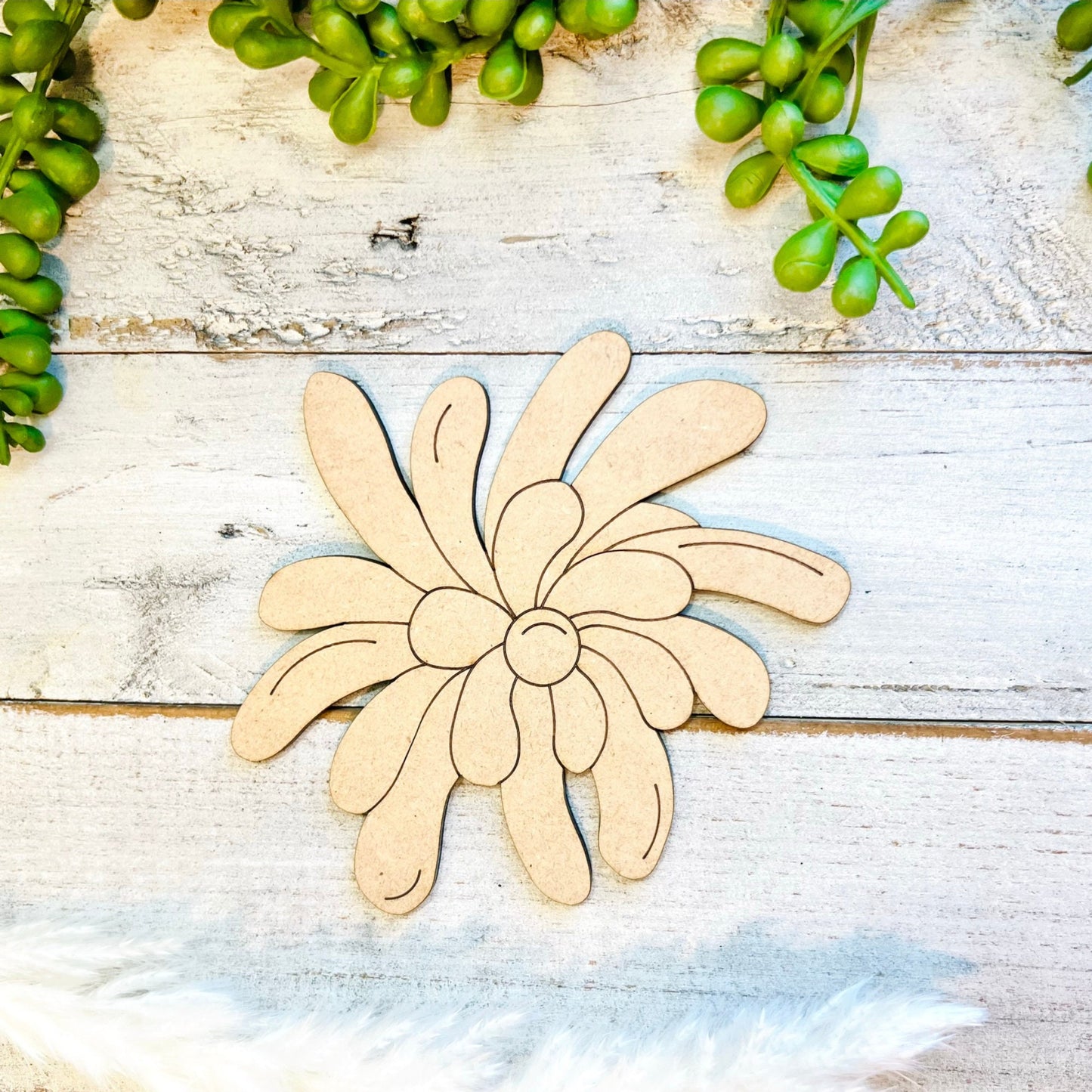 Large 12"-22" | Succulent | Wood Succulent Cutout | DIY Crafts | Paint by Lines