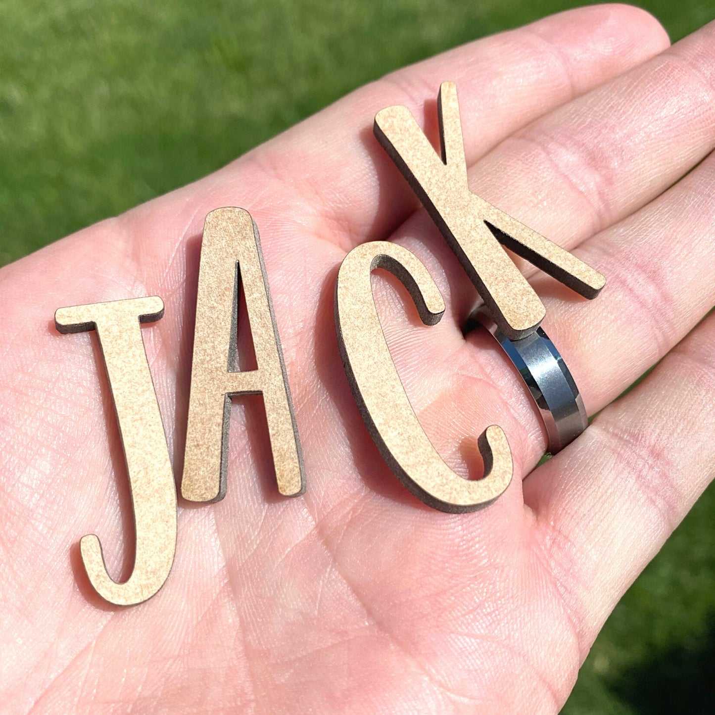 Love Me Wooden Letters