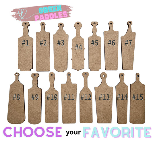 LARGE Greek Paddles | Sorority Paddles | Fraternity Paddles | Wooden Ore Paddle | Boat Paddles | Art & Crafts Letters | Dorm Room Decor