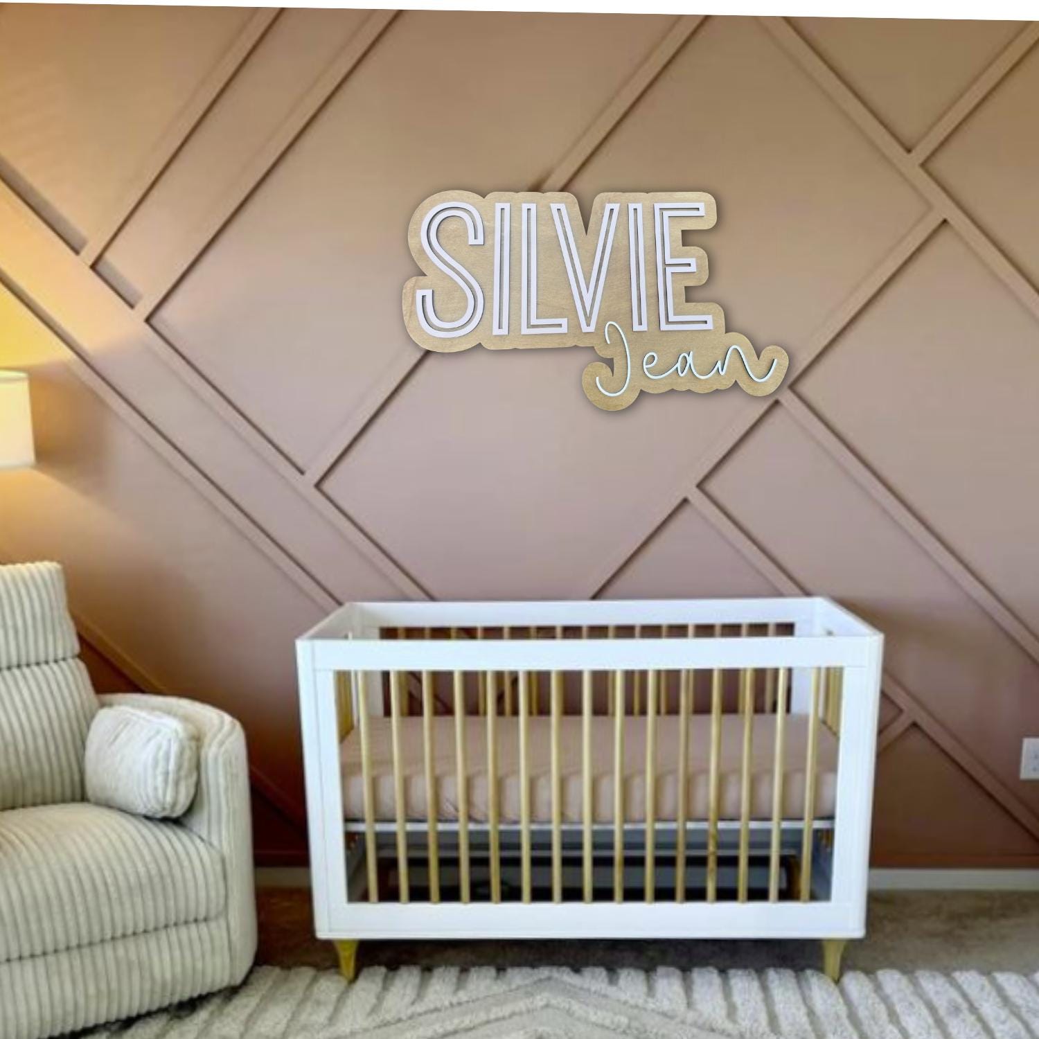 Girls Wood Name Sign | Custom Name Sign | Girls Nursery | Girls Room Decor