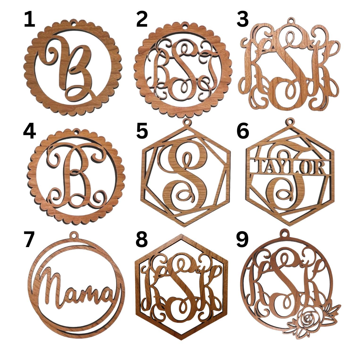 Personalized Monogram Car Charm | Rearview Mirror Ornament | Ribbon & Bead Car Charm | Vehicle Mirror Hanger | Car Accessories | Bag Charms