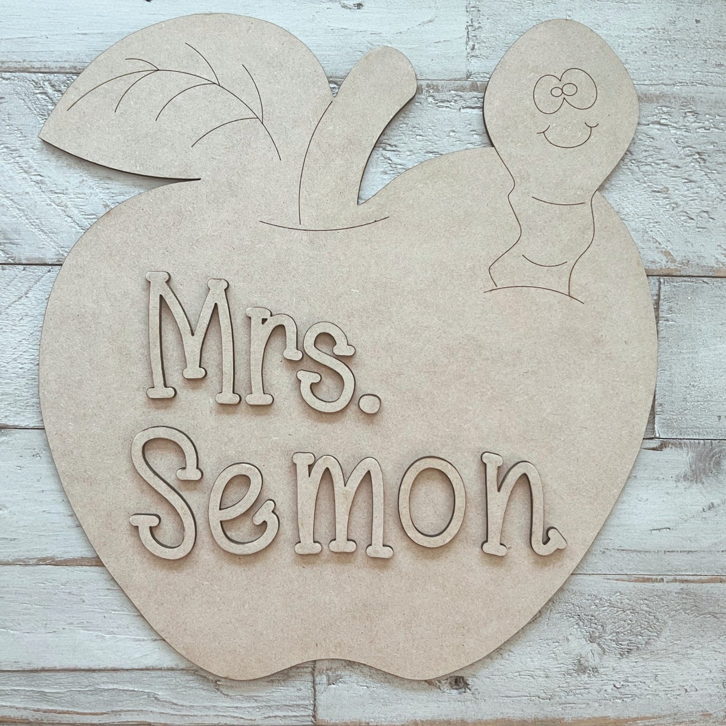 Teacher Apple Door Hanger | Classroom Supplies | School Supplies | Teacher Appreciation | Teacher Gifts