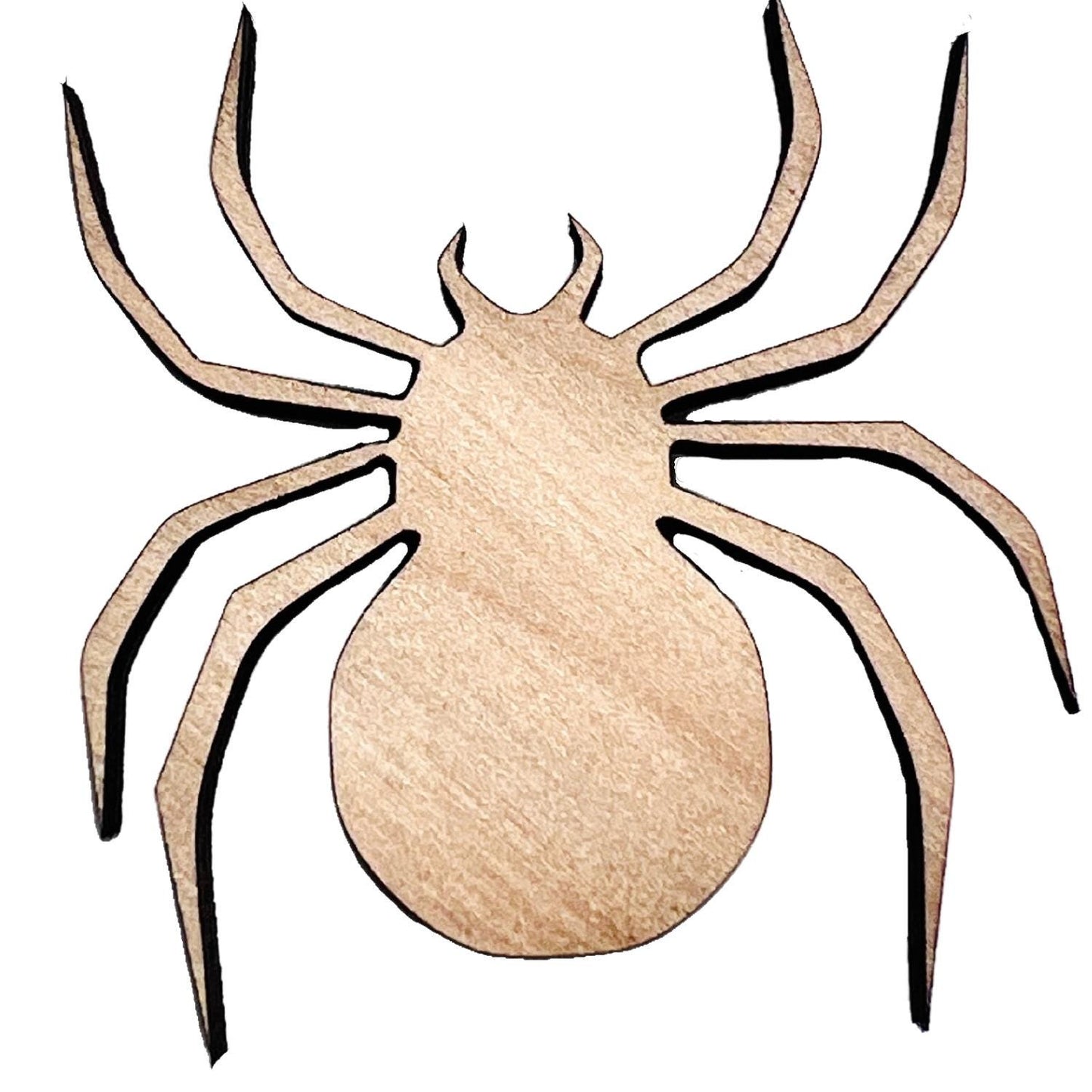 Large Spider Wood Cutout | Halloween Black Widow Spider | Halloween Spider Decor
