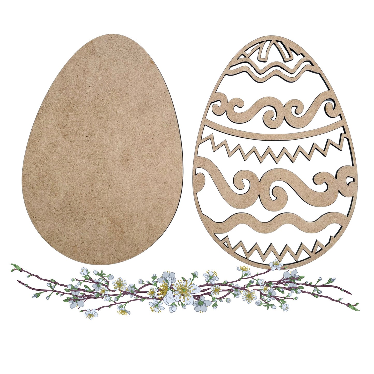 Easter Egg | 2 Layer Easter Egg Decor | Layered Wood Art | Easter Egg Decor | Easter Decor
