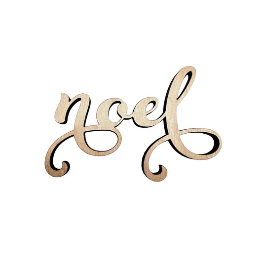 Small Word - NOEL - Wood Cutout | Merry Christmas wood | Christmas wreath | Christmas Door hanger | Christmas Crafts